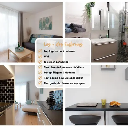 Les Embruns - Studio A 100 M De La Plage Villers-sur-Mer Exterior foto